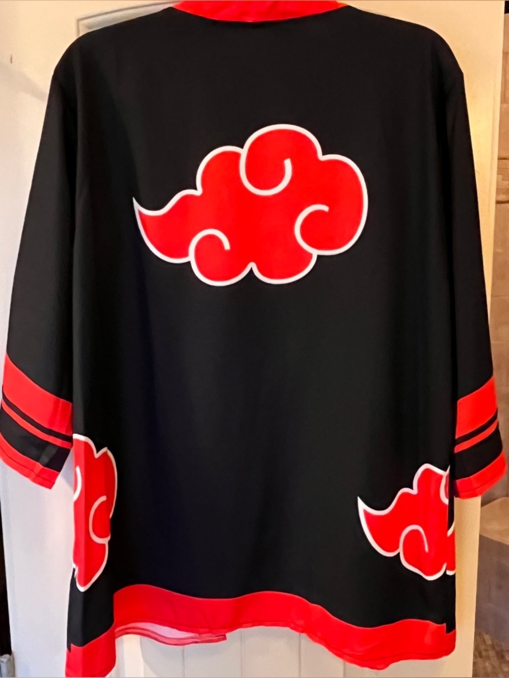 Naruto Akatsuki Cloud Kimono Robe Swim Cover Up Small